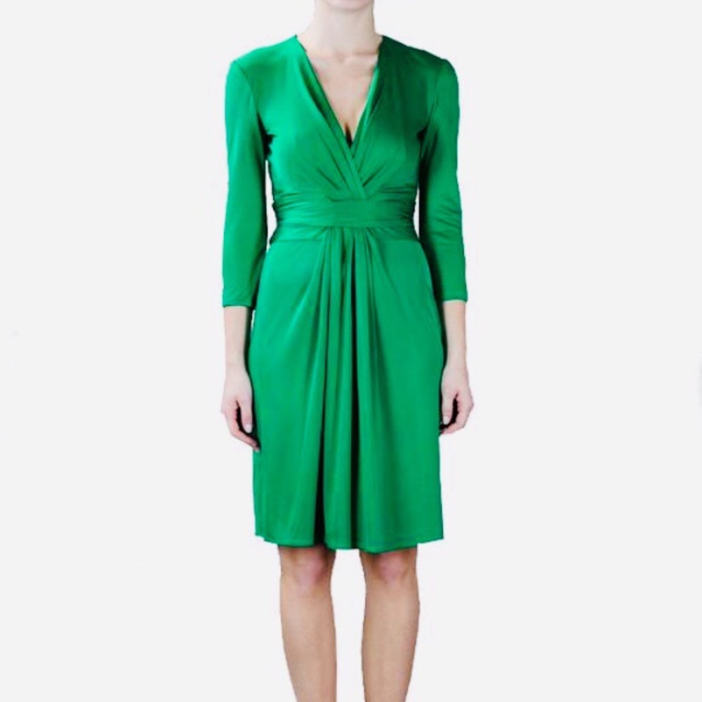 Issa London - Emerald Green Silk Dress